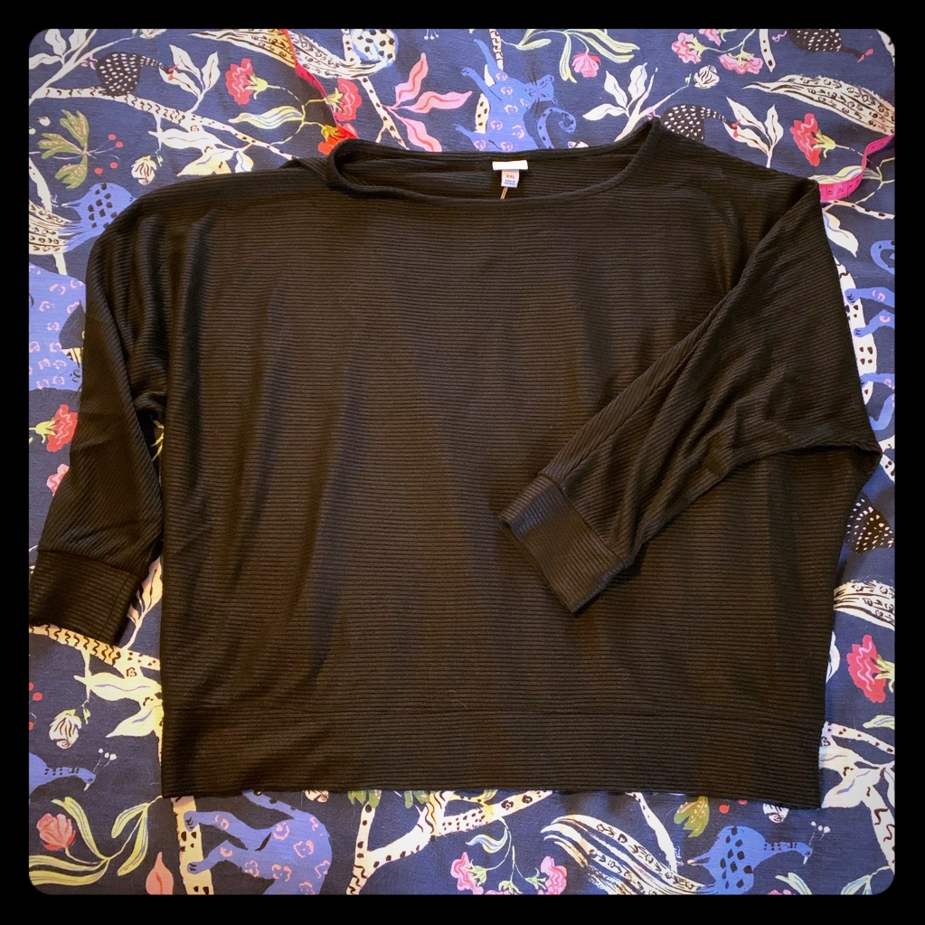 Oversized Cropped Pullover